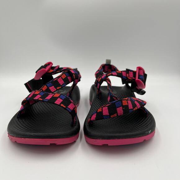 Chaco Little Girl's Z/1 Ecotread Sandals Cubit Magenta sz 1 - Picture 4 of 9